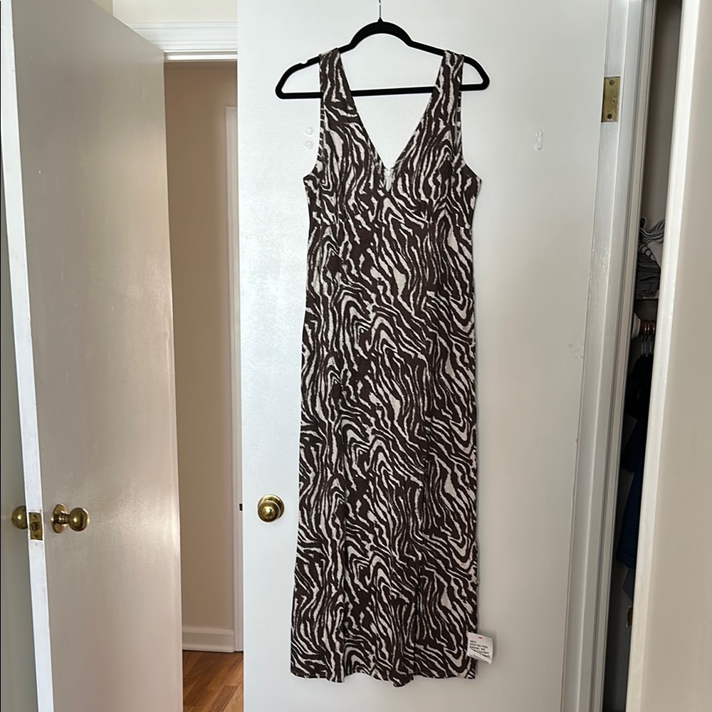 ASOS  Zebra Print Maxi Dress